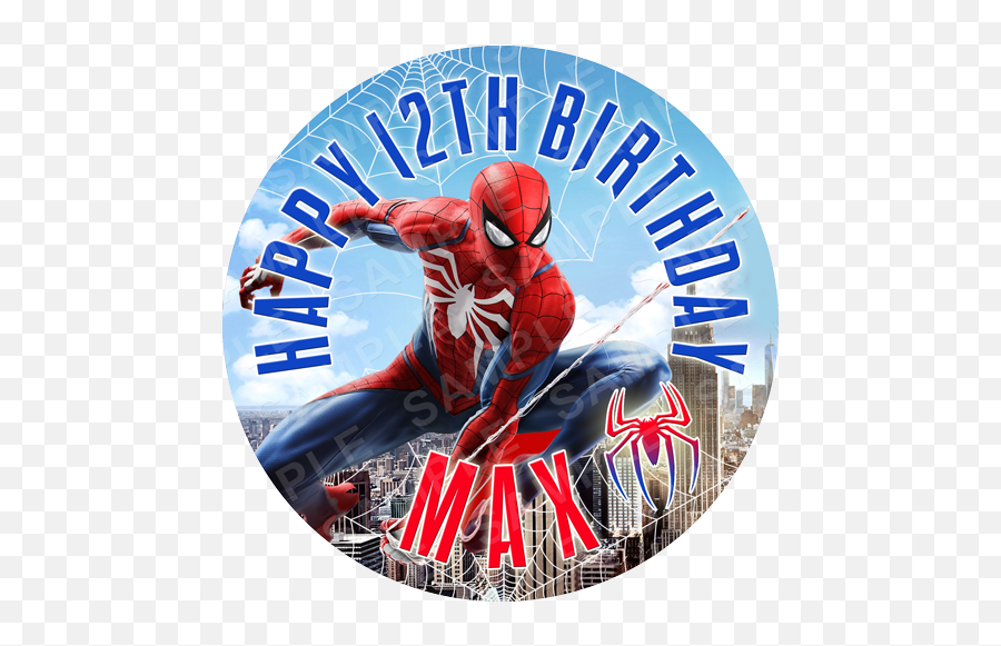 Spiderman Archives - Edible Cake Toppers Ireland Topper Spiderman Png Hbd Emoji,Spiderman Emoji