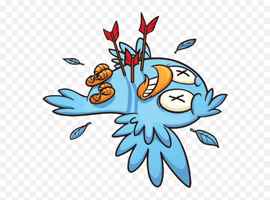 Dead Clipart Sparrow - Dead Blue Bird Png Download Full Drawing Dead Bird Cartoon Emoji,Blue Bird Emoji