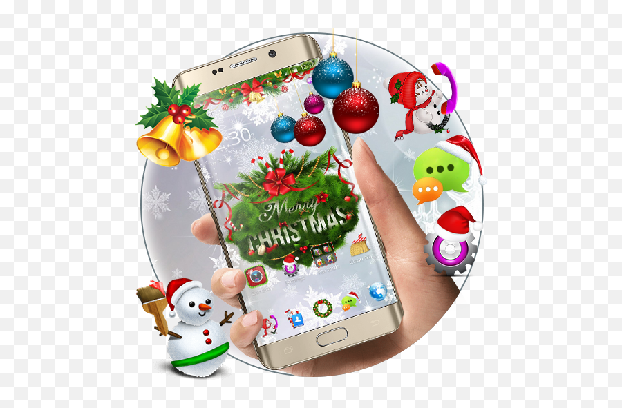 Merry Christmas New Year Theme - Christmas Bells Clip Art Emoji,Sax Emoji