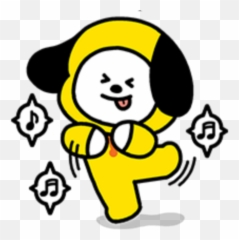 bt21 chimmy dancing Sticker by BT21 BTS - Happy Emoji