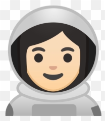 Woman Astronaut Light Skin Tone Icon - Emoji