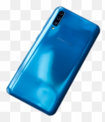 Samsung Galaxy A50 Blue Without Background - Png Emoji