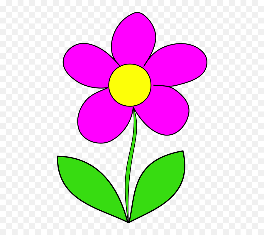 Pink Flower Vector Png - Flower Cartoon Emoji,Flower Emoji Vector