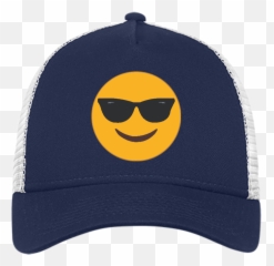 Era Snapback Trucker Cap - Cap Emoji,Sunglasses Emoji On Snap