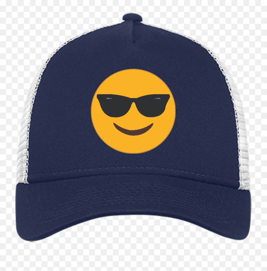Era Snapback Trucker Cap - Cap Emoji,Sunglasses Emoji On Snap