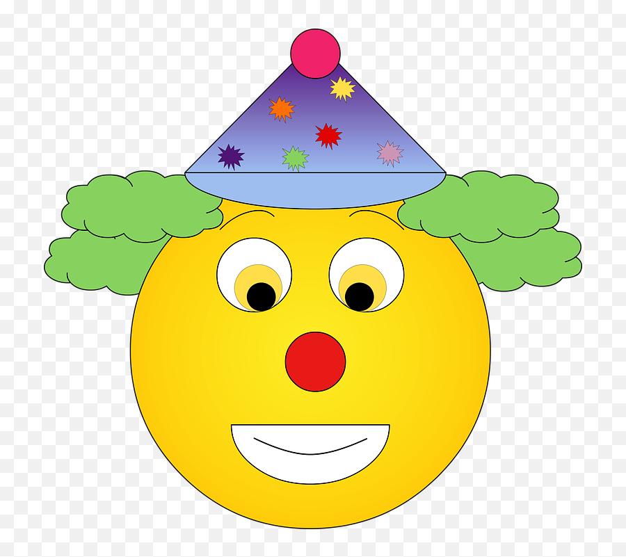 Smile Clown Circus - Smiley Emoji,Clown Emoticon