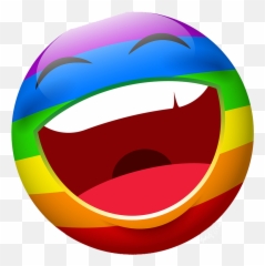 Top Laughing Cartoons Stickers For - Wait Time Is The Best Emoji,Hahaha ...