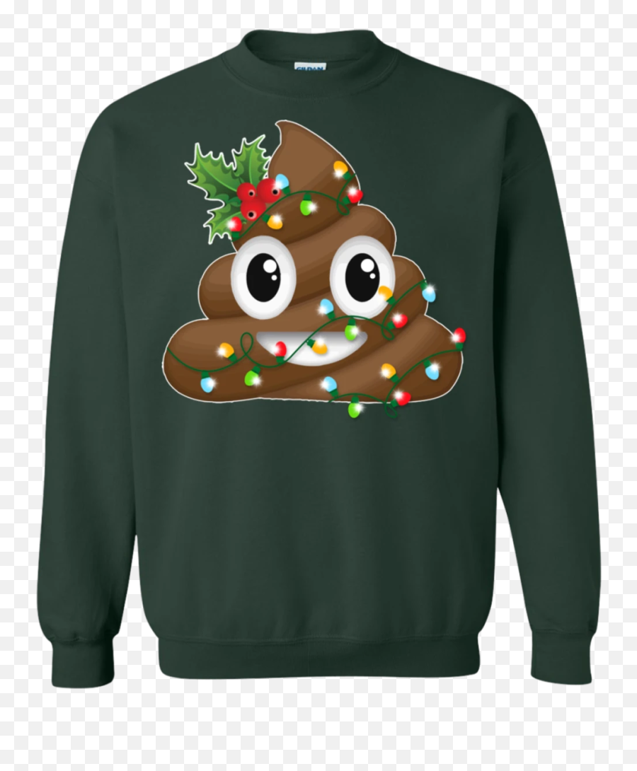Reindeer Poop Emoji Cute Merry - Friends Ugly Christmas Sweaters,Emoji Christmas Tree