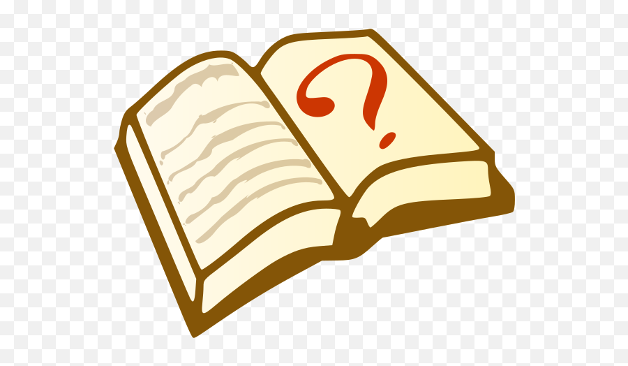 Question Book - Clip Art Magnifying Glass And Book Emoji,Funny Things To Do With Emojis