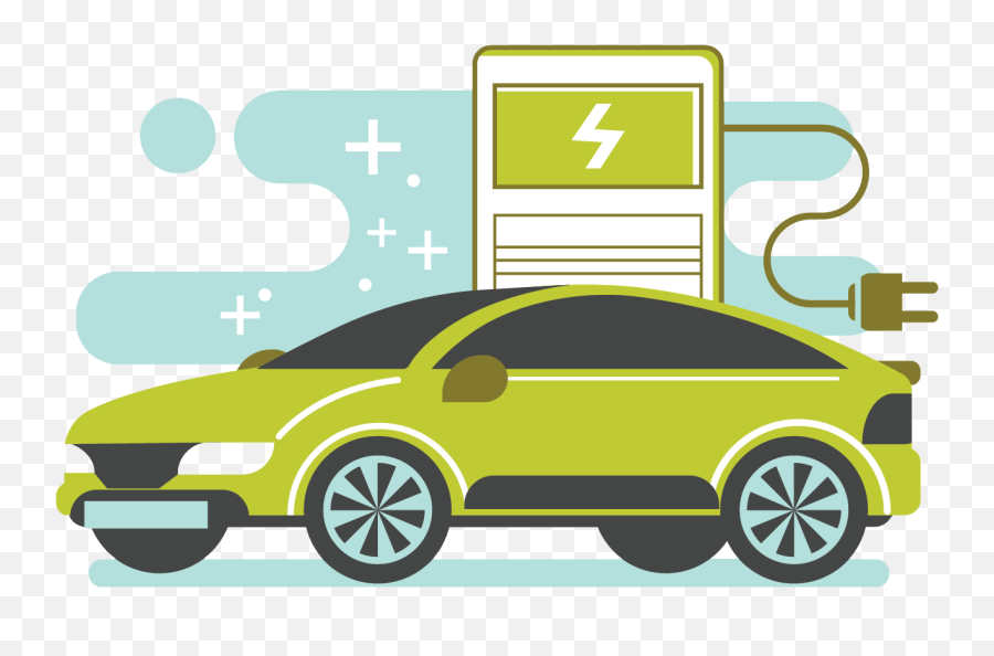 Electric Car Png - Electric Vehicle Vector Png Emoji,Emoji Car Plug Battery