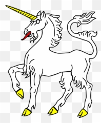 Heraldique Meuble Licorne Passante - Héraldique Emoji