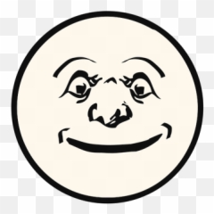 Happy Moon - Clip Art Emoji