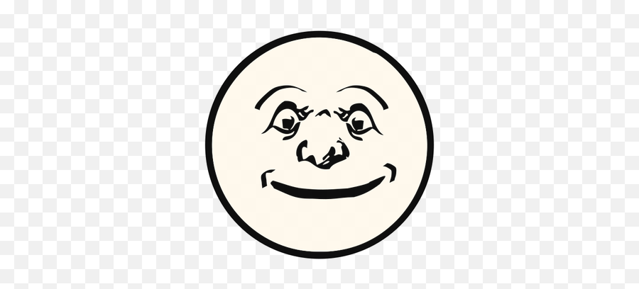 Happy Moon - Moon Clip Art Emoji,Black Moon Emoji