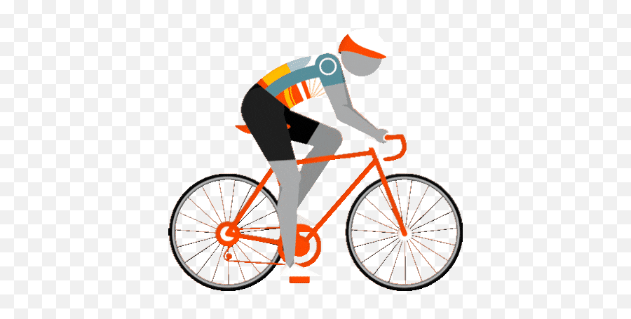 Top Riding Bikes Stickers For Android Ios - Bicycle Rider Animated Png Emoji,Bicycle Emoji
