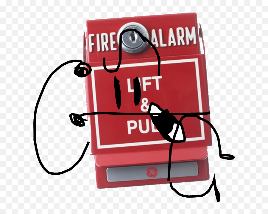 Fire Alarm Pull Clipart - Clip Art Emoji,Fire Alarm Emoji