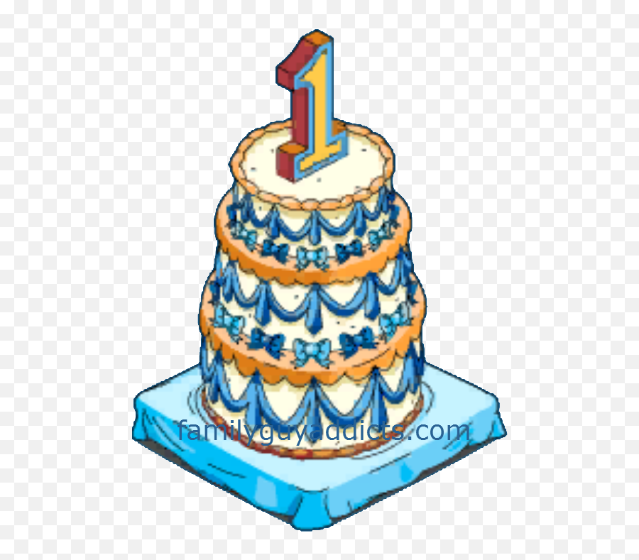 Happy Year And Clams Family Guy Addicts - Cake Png 1 Bday Emoji,Happy Anniversary Emoticons For Facebook