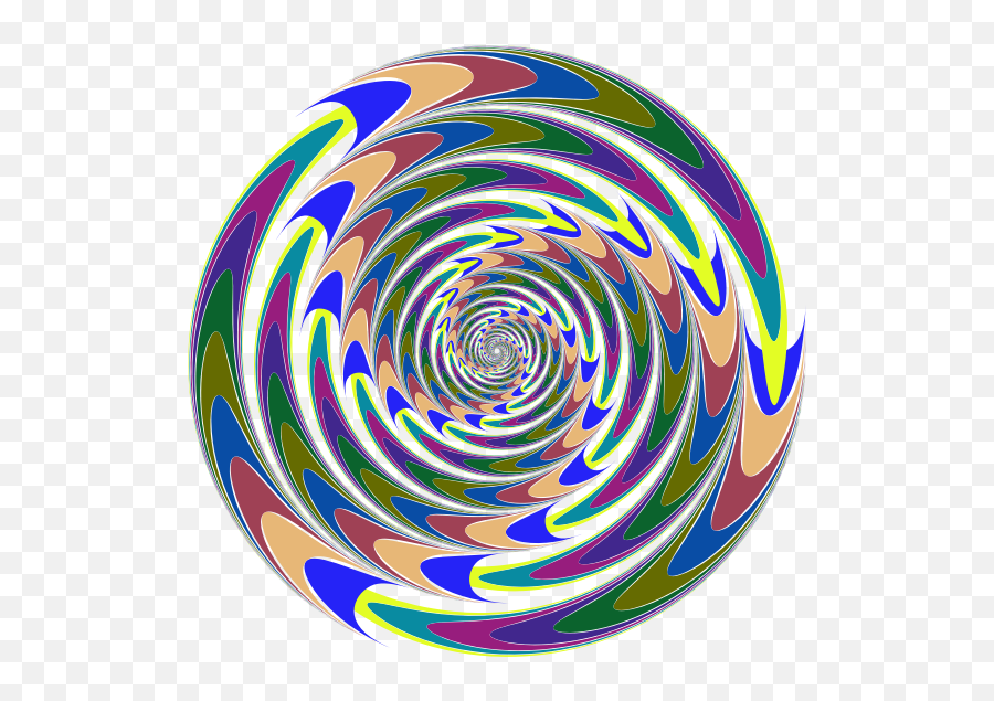 Spiraling Vortex - Clipart Hintergrund Spirale Transparenter Hintergrund Emoji,Autism Puzzle Piece Emoji