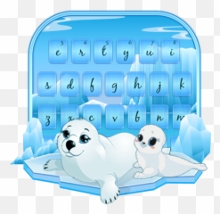 Antarctic Cute Seal Keyboard Theme - Aplicaciones En Google Play Clip Art Emoji,Seal Emoji