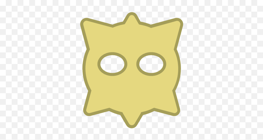 Bot Eyes Hexagon Round Virus Yellow Icon - Botcons Emoji,Jewish Star Emoji