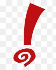 Red Exclamation Point Png Transparent - Clip Art Emoji