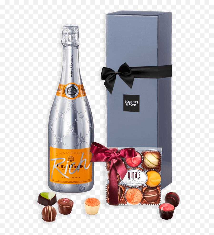 Veuve Clicquot Rich Ninau0027s Belgian Chocolates - Gift Basket Emoji,Chestnut Emoji