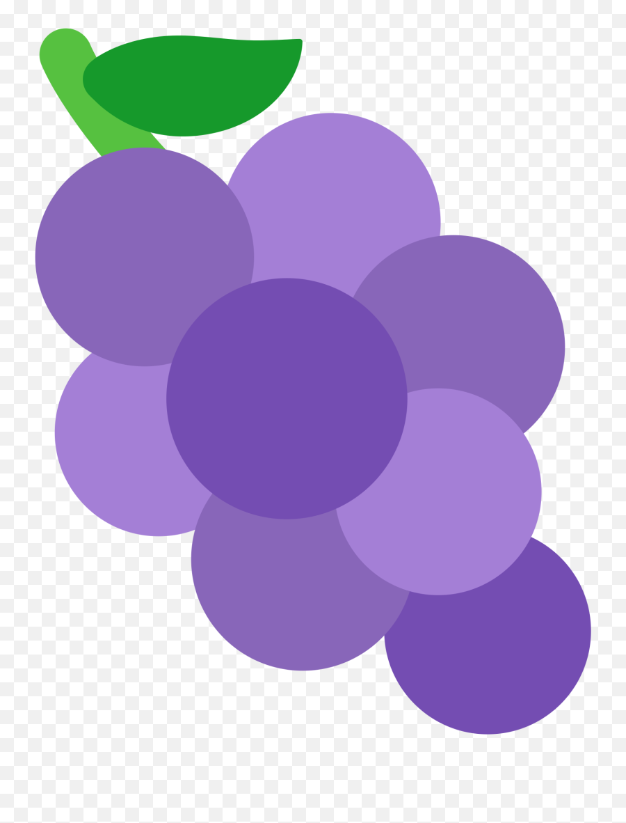 Grape Clipart Emoji Grape Emoji Transparent Free For - Emoji Grape Transparent Background,Wet Emoji