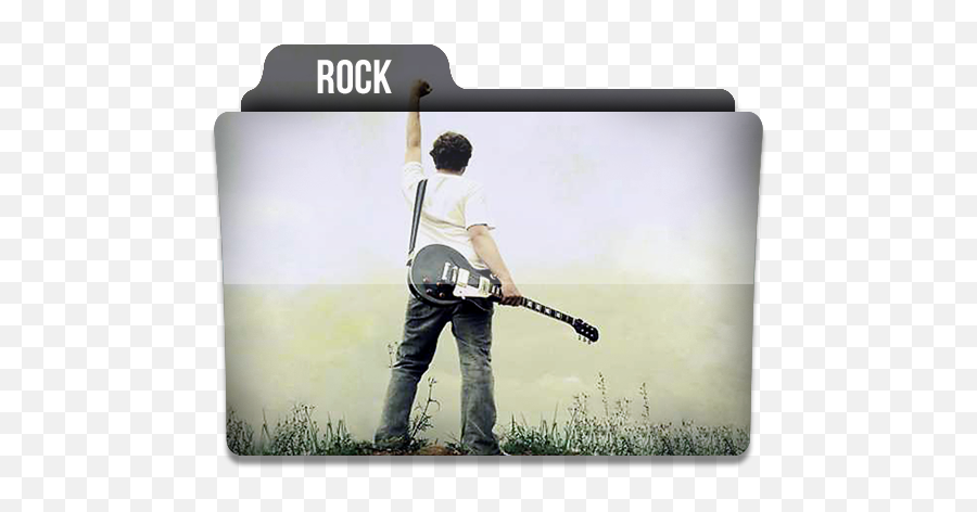 Rock 1 Icon Music Folder Iconset Limav - Pop Music Folder Icon Emoji,Rock Emoticon