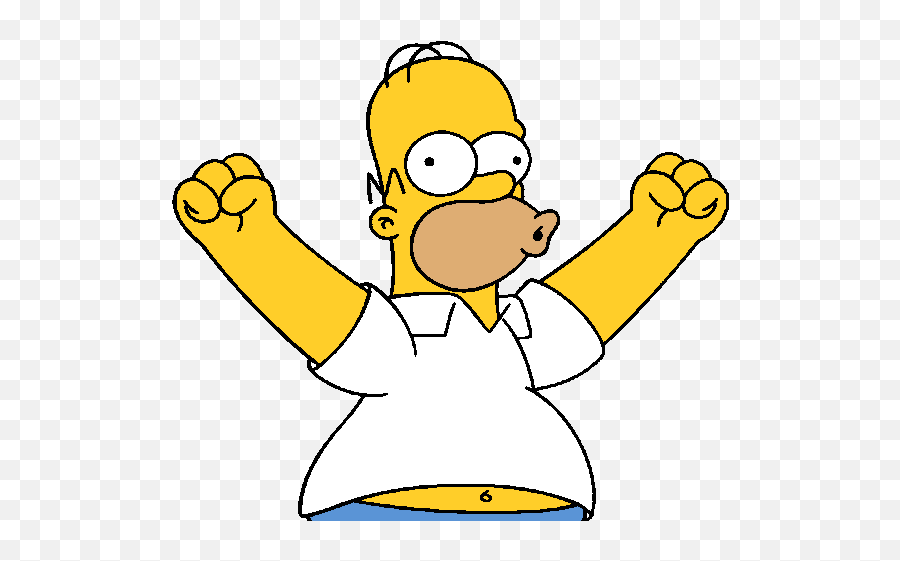 Free Clip Art Homer Simpson - Simpson Clipart Emoji,Woohoo Emoji
