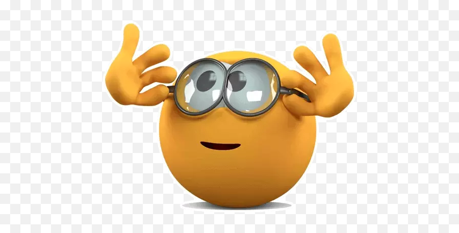 Specs Kolobanga Png Pic - Smiley Emoji,Thinking Emoji Hand Png
