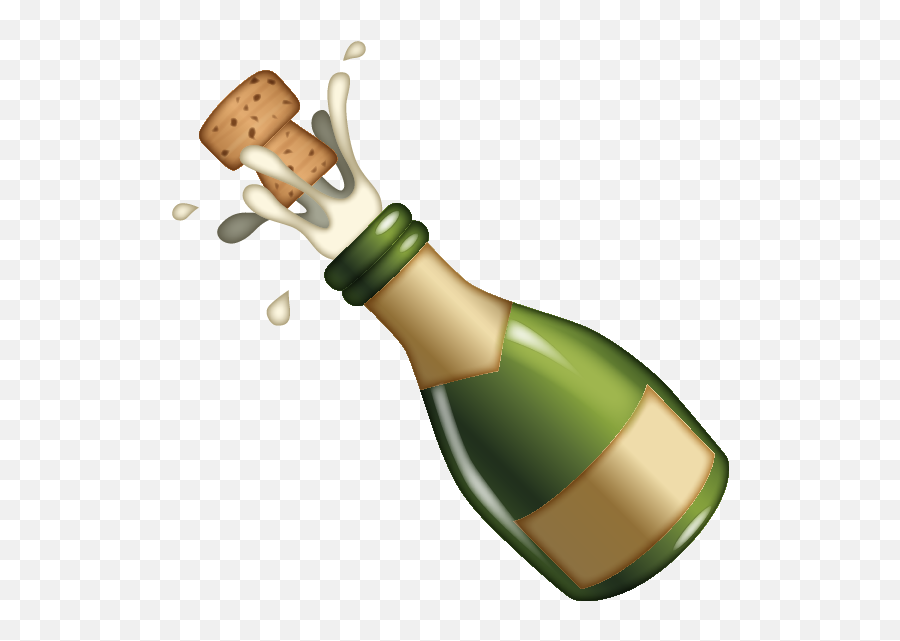 Emoji - Champagne,Popping Emoji