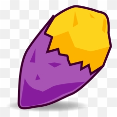 Roasted Sweet Potato Emoji For Facebook Email Sms - Sweet Potato Cartoon Png,Potato Emoji