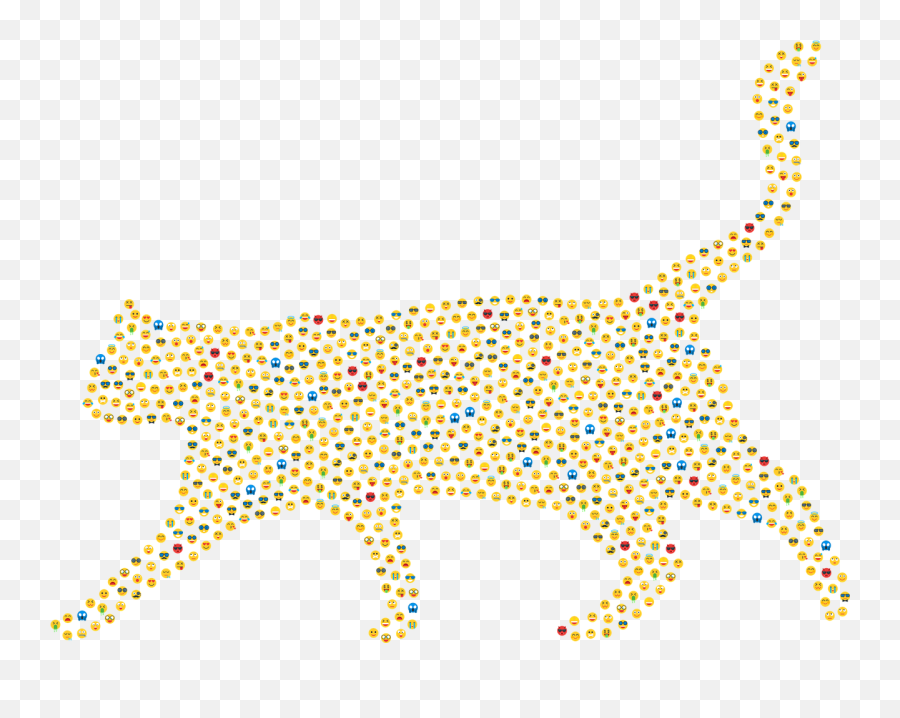 Cat Emoji Emoticons - Halftone Spiral,Cat With Heart Emoji
