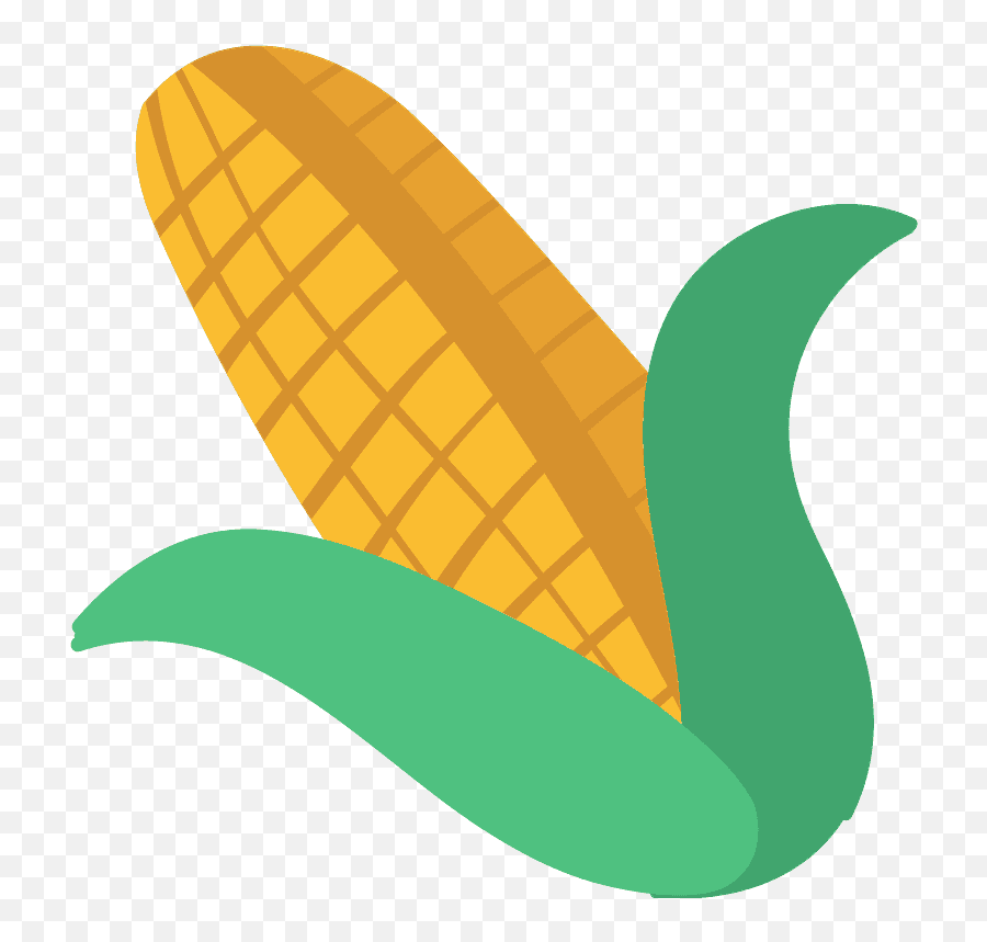 Ear Of Corn Emoji Clipart - Corn Emoji Transparent,Emoji Corn