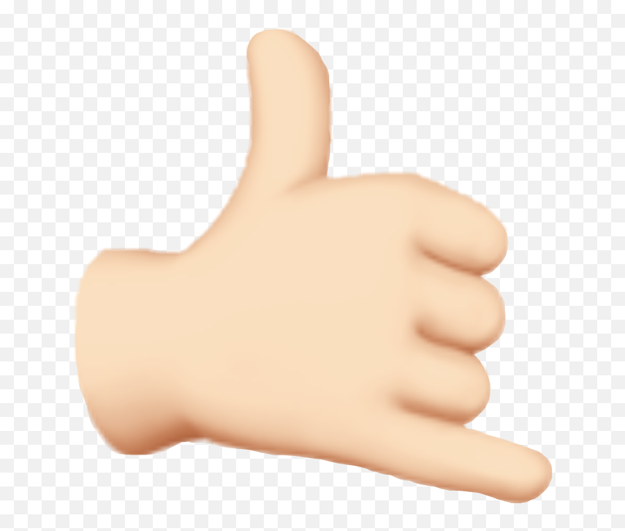 Callme Hand Emoji Sticker - Sign Language,Call Me Emoji