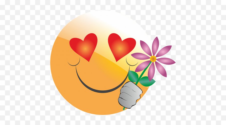 Emoticon Smiley Love Affection Feeling - Romantic Emoji,Spring Emoji