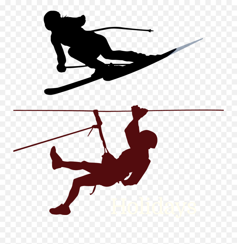 Skis Clipart Ski Jump Skis Ski Jump Transparent Free For - Rope Access Emoji,Ski Emoji
