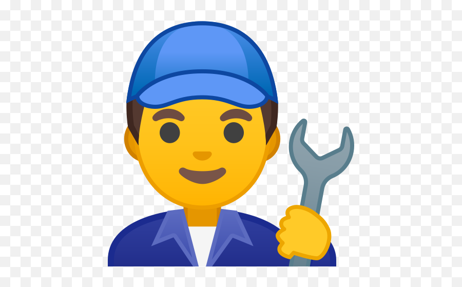 Man Mechanic Emoji - Emoji Children Png,Christian Emojis