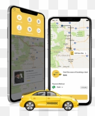 A Top Taxi App Development Company Hire Taxi App Developers - Smart Device Emoji,Taxi Emoji