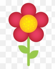 Red Flower Clipart Emoji
