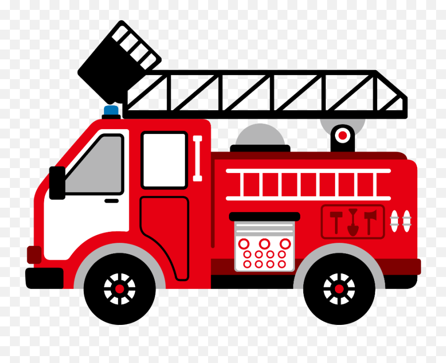 Firetruck Vector Red Transparent Png - Firetruck Clip Art Transparent Emoji,Firetruck Emoji
