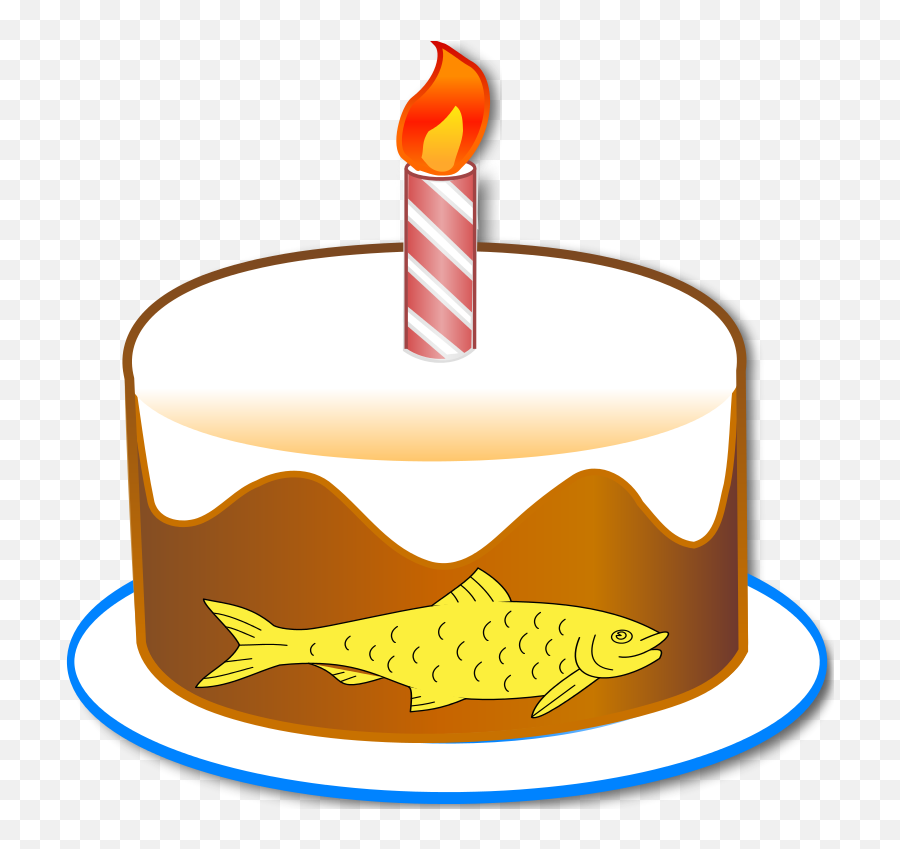 Anniversaire Truite - Truite Anniversaire Emoji,Birthday Cake Emojis