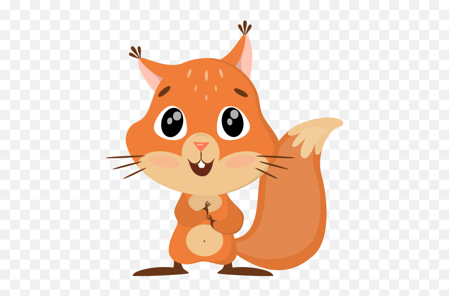 Cute Squirrel Stickers - Squirrel Whatsapp Sticker Emoji,Squirrel Emoji Android