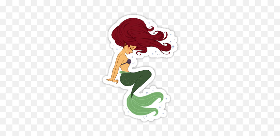 Stickers - Redbubble Stickers Ariel Emoji,Mermaid Emoji Pillow