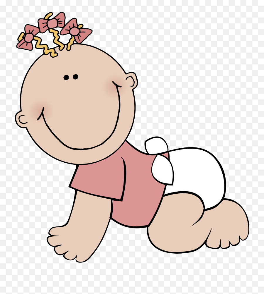 Baby Clip Art Images - Baby Girl Clip Art Emoji,Baby Crawling Emoji