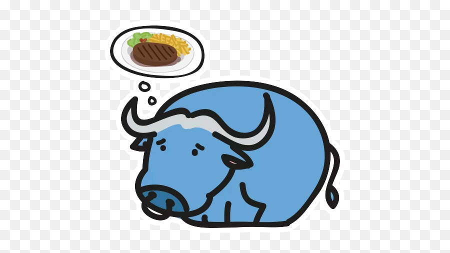 Ubbufo Stickers For Telegram - Clip Art Emoji,Funnel Cake Emoji