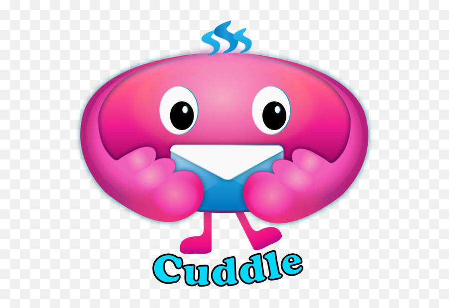 Cuddle Experimenting With Blockchains And Silliness - Cartoon Emoji,Cuddle Emoji