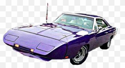Purple Car Sports Sporty Dodge Charger Emoji