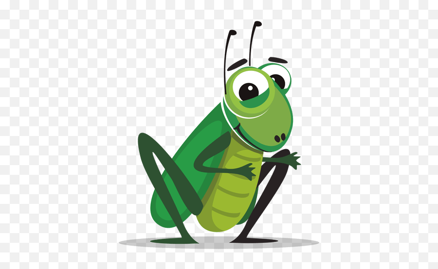 Transparent Background Cricket Clipart - Grasshopper Cartoon Png Emoji,Crickets Emoji