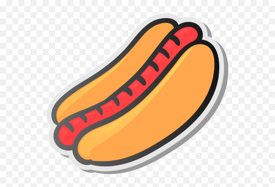 Hotdog Hotdogstickers Bread Sausage Sausages Freetoedit - De Adesivo De Cachorro Quente Emoji,Sausage Emoji
