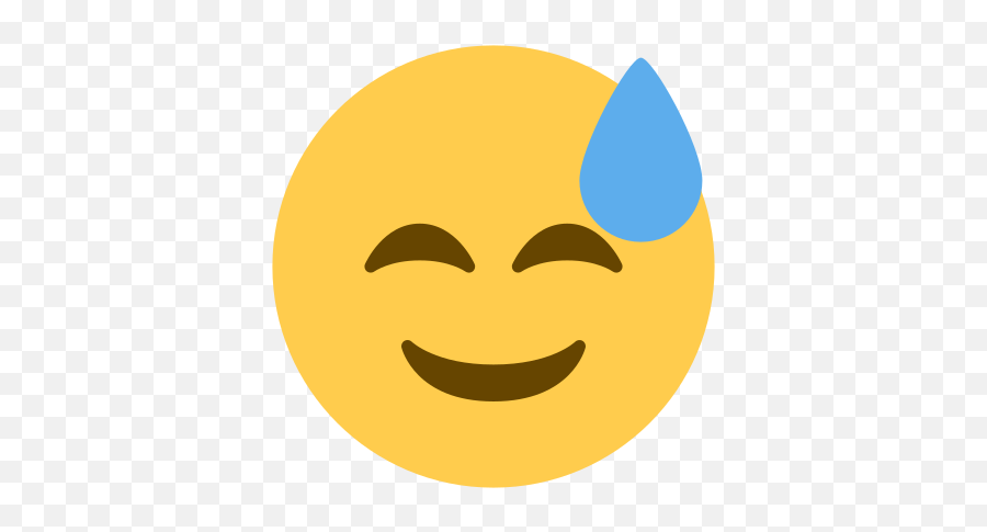 Smile - Smiley Emoji,Sweating Laughing Emoji